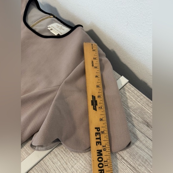 Kate Spade New York Sponge Crepe Scallop Short Sleeve Dress Chic Career Size 10 - Picture 6 of 10